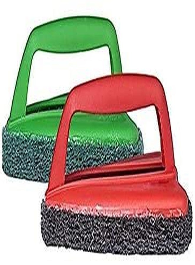 VastateBathroom Brush with Abrasive Scrubber for Superior Tile Cleaning - Image 4